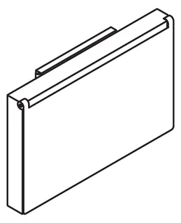 HEWI WC-Papierhalter Sys 900 Q, m. Deckel, chrom – Bild 3
