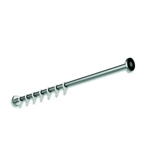 HEWI Vorhangstange, d:25, L=1524mm, Schliff