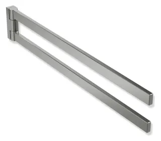 HEWI Handtuchhalter Sys 900 Q, schliff, L:446 mm, Arme schwenkbar