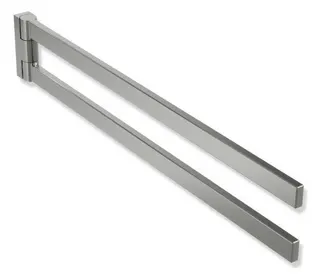 HEWI Handtuchhalter Sys 900 Q, schliff, L:446 mm, Arme schwenkbar – Bild 2