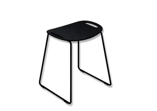 HEWI Duschhocker, H:508mm, B:462mm, Gestell plb, Kst. PIR schw tiefmt-d-grau