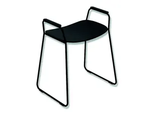 HEWI Duschhocker, H:626mm, B:536mm, Gestell plb, Kst. PIR schw tiefmt-d-grau – Bild 2