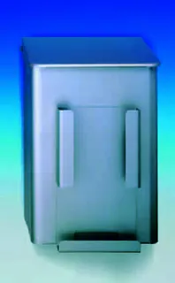 CWS Hygienebox mit Papiertütenhalter 6 l Aluminium eloxiert mattsilb. 325x212x184