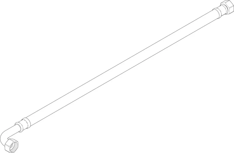 Dornbracht Druckschl. Überwurfmutter ERSATZTEILE 04300409900 1/2" x 1/2" x 600 mm