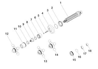 Dornbracht Unterputzventil, rechtsschließend MADISON 36608361 3/4" Chrom – Bild 4