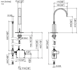 Dornbracht Waschtischarmatur MEM 44521782 Chrom – Bild 3