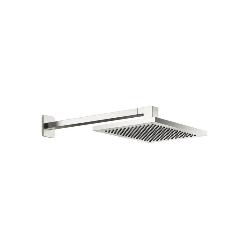 Dornbracht Regenbrause mit Wandanbindung LULU 28784710 300 x 240 mm Platin gebürstet