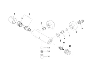 Dornbracht Brause-Thermostat für Wandmontage SERIENNEUTRAL 34443979 Chrom – Bild 3