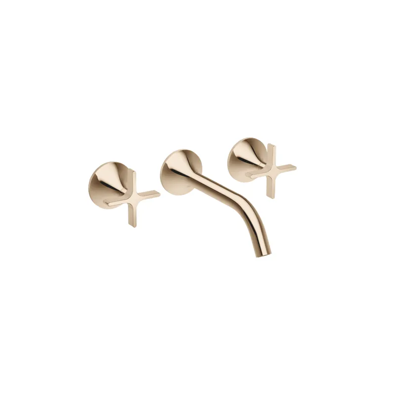 Dornbracht Waschtisch-Wandbatt. ohne Ablaufgarnitur VAIA 36712809 Champagne (22kt Gold)