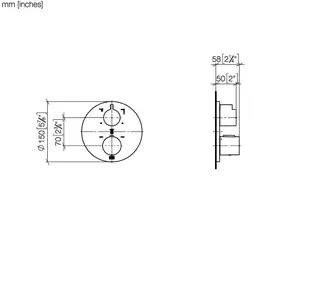 Dornbracht UP-Therm. SERIENSPEZIFISCH 36427970 Chrom – Bild 3