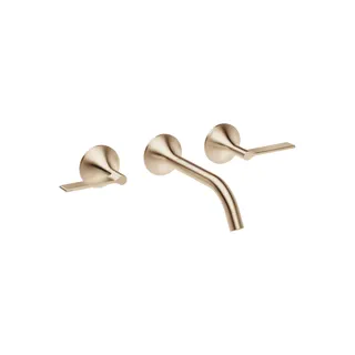 Dornbracht Waschtisch-Wandbatt. o.Ablgarn. VAIA 36712819 Champagne gebürstet (22kt Gold)