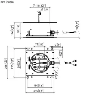 Dornbracht UP-Deckeneinbaukasten für Deckenanbindung SERIENNEUTRAL 35042970 – Bild 2