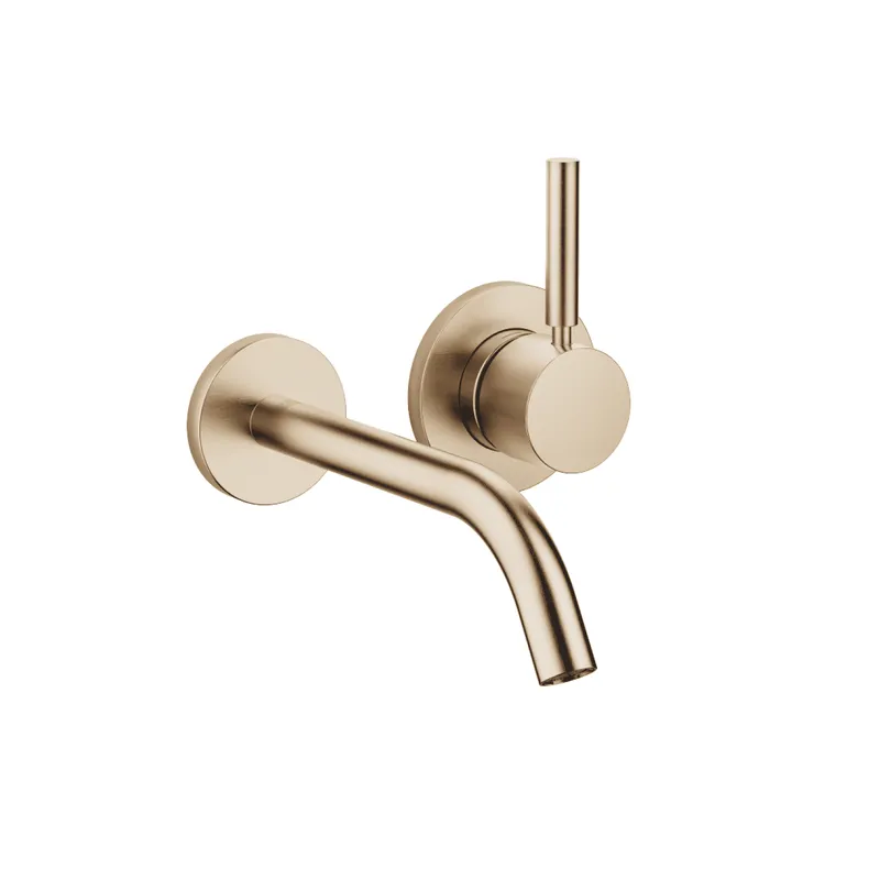 Dornbracht Waschtisch-Wand-EHM ohne Ablaufgarnitur META 36860660 Champagne gebürstet (22kt Gold)