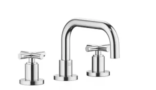 Dornbracht Waschtisch-Dreilochbatterie mit Ablaufgarnitur TARA 20705892 Chrom – Bild 2