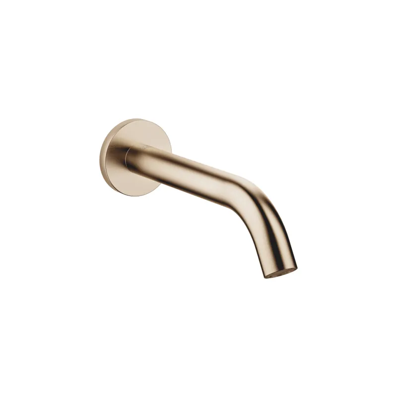 Dornbracht Wannenauslauf für Wandmontage META 13801660 Champagne gebürstet (22kt Gold)