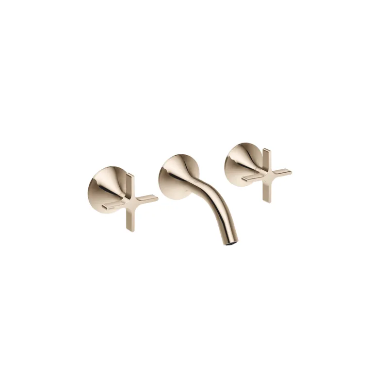 Dornbracht Waschtisch-Wandbatt. ohne Ablaufgarnitur VAIA 36702809 Champagne (22kt Gold)