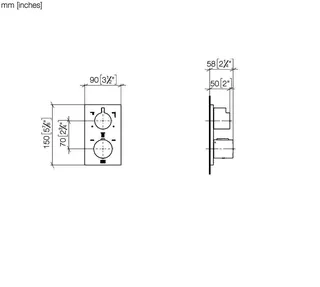 Dornbracht UP-Therm. SERIENSPEZIFISCH 36427670 Chrom – Bild 3