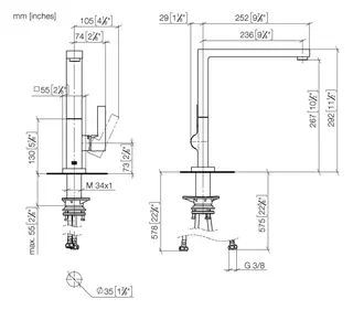 Dornbracht Einhebelmischer LOT 33800680 Chrom – Bild 3
