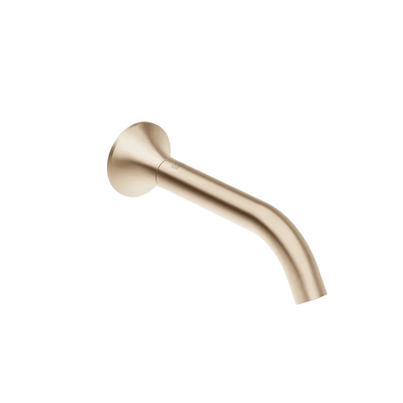 Dornbracht Wannenauslauf für Wandmontage VAIA 13801809 Champagne gebürstet (22kt Gold)