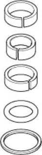 Dornbracht Dichtungssatz Auslauf ERSATZTEILE 90141502001 10 x 10 x 2 mm – Bild 2