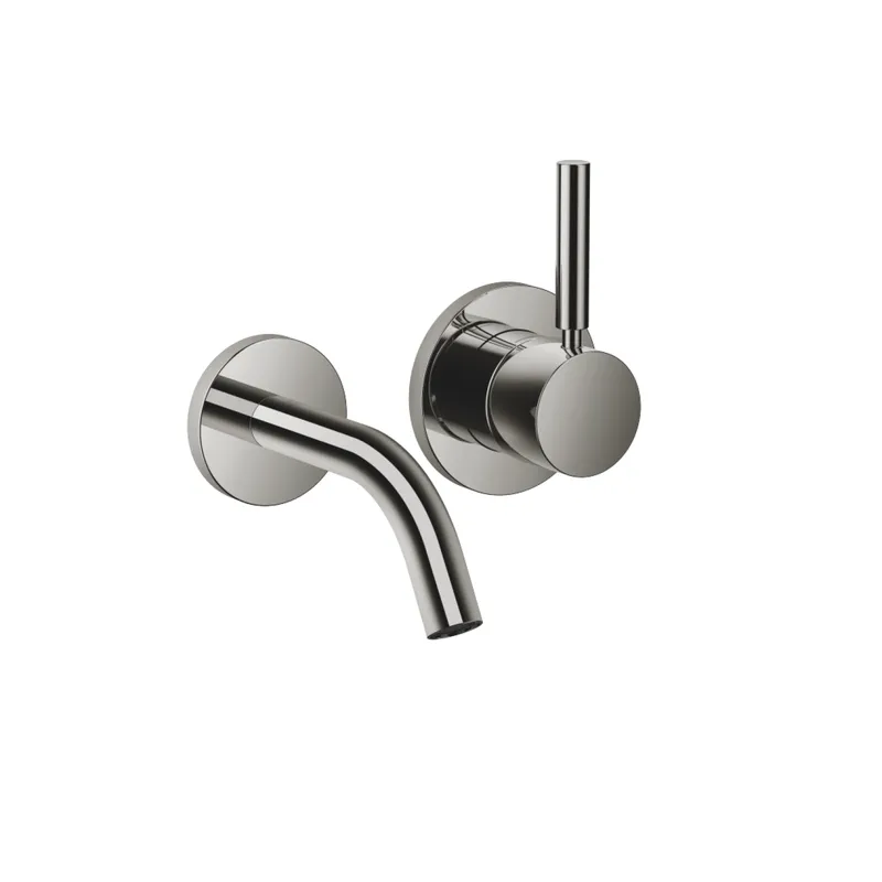 Dornbracht Waschtisch-Wand-Einhandbatterie ohne Ablaufgarnitur META 36867660 Dark Chrome
