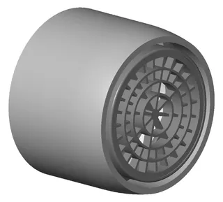 DO Luftsprudler ERSATZTEILE 90230111903 M22x1-IG 5,7 l/min. Platin gebürstet