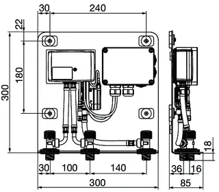 Viega Duscheinheit AquaVip 9120.2 elektronisch 230V – Bild 3