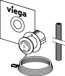 Viega Bedienelement für Duscheinheit AquaVip 9120.4 – Bild 2