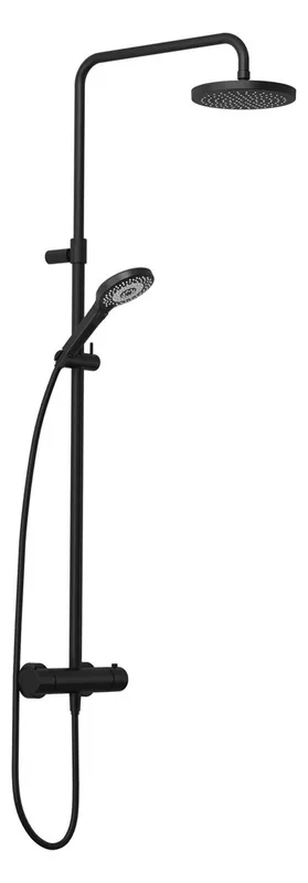 KLUDI-DIVE Dive X 3S Thermostat Dual Shower System mattschwarz