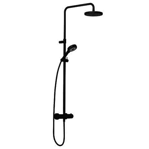 KLUDI-DIVE DIVE S 3S Thermostat Dual Shower System mattschwarz