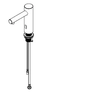 Aquarotter Standventil, F7, elek., o. Mischung, Edst., 5,7 l, Ausl. 125 mm, f. Batt./Net – Bild 2