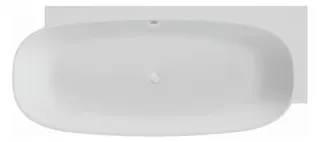 Hoesch Badewanne LaBrillante 1800x800 Ecke Rechts Weiß, mit Überlauf – Bild 2