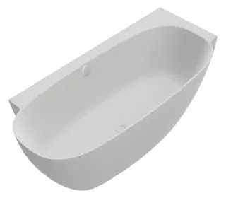 Hoesch Badewanne LaBrillante 1800x800 Ecke Rechts Weiß, mit Überlauf – Bild 3