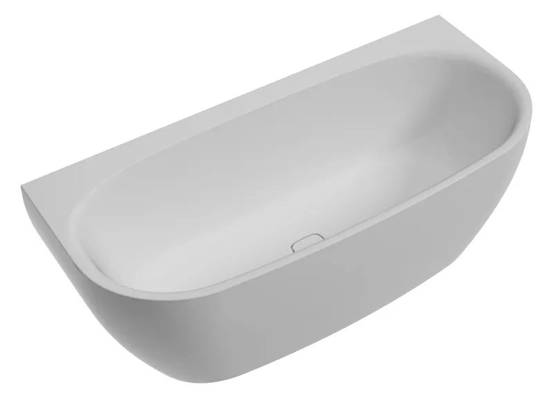 Hoesch Badewanne iSensi Vorwand 1700x750 Monolith mit Überlauf, ang. Sch.