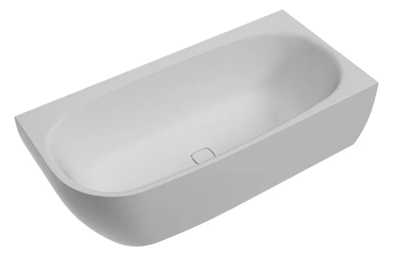 Hoesch Badewanne iSensi Eck 1800x800 rechts Monolith, mit Überlauf, ang. Sch. Weiß