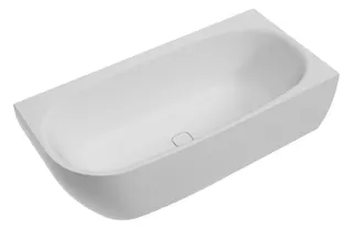 Hoesch Badewanne iSensi Eck 1800x800 rechts Monolith, mit Überlauf, ang. Sch. Weiß – Bild 2