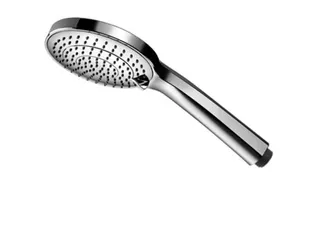 SCHELL Handbrause, 3-strahlig Antikalknoppen, Durchflussbegrenzer, chr – Bild 2