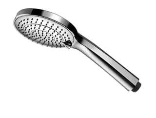 SCHELL Handbrause, 3-strahlig Antikalknoppen, Durchflussbegrenzer, chr – Bild 3