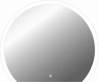 AS Onyx-C LED-Leuchtspiegel Breite 80 x Höhe 60 cm Kreisbogen