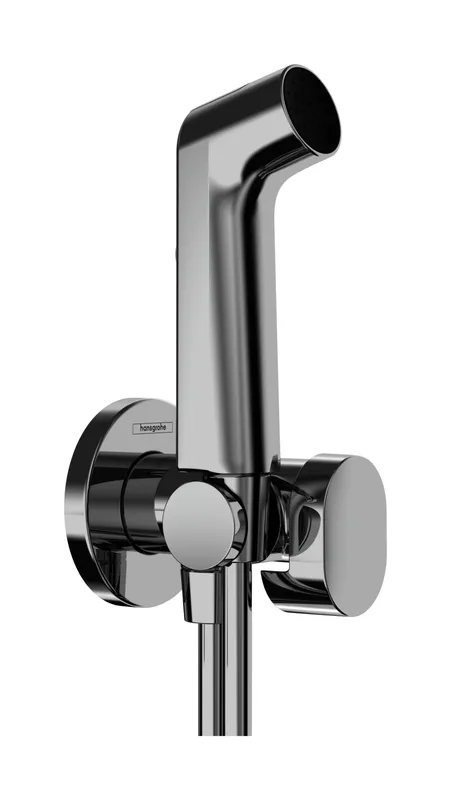 Hansgrohe Handbrause Bidette S f.Kaltwasser m. Schlauch 1250mm und Porter chrom