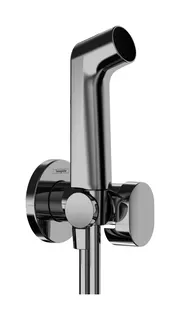 Hansgrohe Handbrause Bidette S f.Kaltwasser m. Schlauch 1250mm und Porter chrom