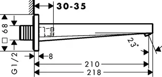 Hansgrohe Wanneneinlauf Tecturis E BBR – Bild 4