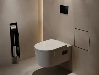 Hansgrohe Einbau Abfalleimer XtraStoris Rock 300/300/100 Mattschwarz – Bild 5