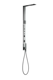 Hansgrohe Duschpaneel Axor ShowerComposition Thermostat Kopfbrause 110/220 1jet chrom – Bild 2