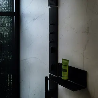 Hansgrohe Duschpaneel Axor ShowerComposition Thermostat Kopfbrause 110/220 1jet MSW – Bild 5