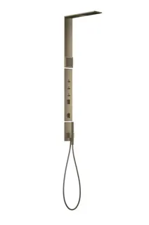 Hansgrohe Duschpaneel Axor ShowerComposition Thermostat Kopfbrause 110/220 1jet BN – Bild 2