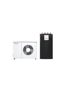 STIEBEL ELTRON Luft-Wasser-Wärmepumpe WPL 13 ACS classic compact Set 1.1