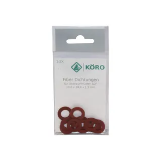 KÖRO 10x Fiber-Ring 21x25x1,5 mm 1/2", KTW, W270, ACS, WRAS