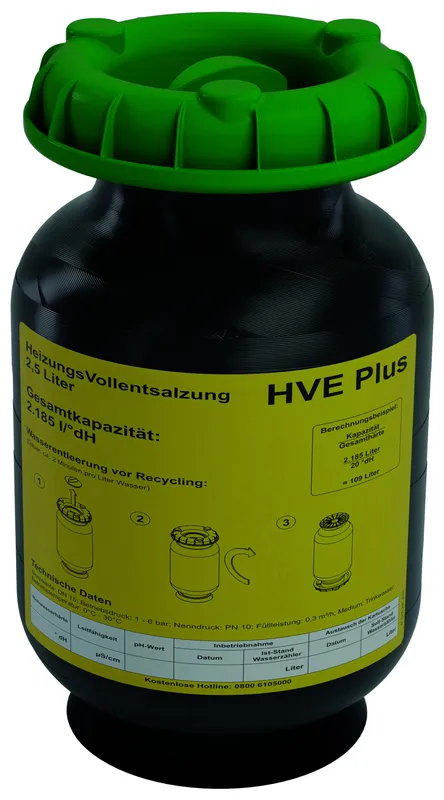 comfort-Kartusche Typ HVE Plus 2,5 Liter Nr. 3200.00.878