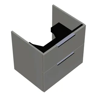 sanibel-Waschtisch-Unterbau 2.0 FLEX WYAA056 560mm Schubl/Auszug Weiß Glänzend EXP